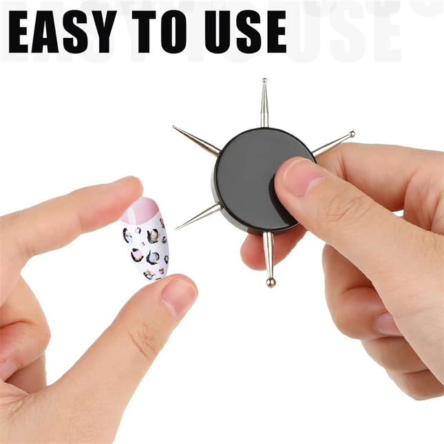 6-in-1 Nail Art Dotting & Embossing Tool