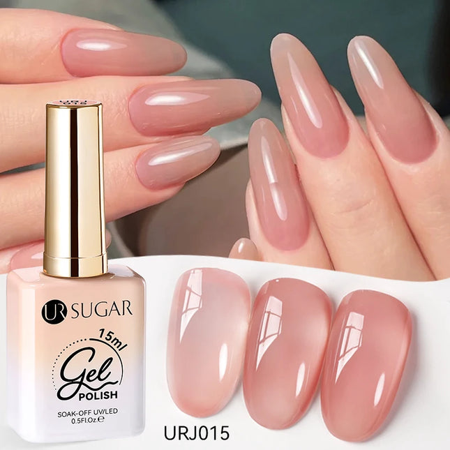 Jelly Gel Polish – Translucent Sheer Nail Gel