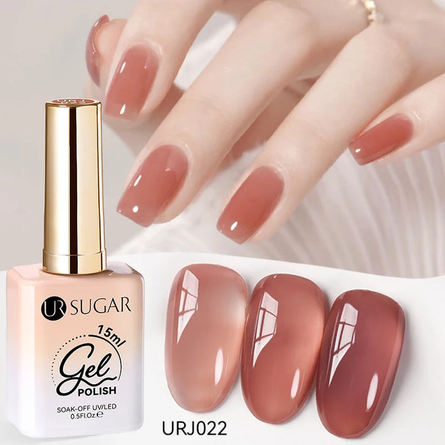Jelly Gel Polish – Translucent Sheer Nail Gel