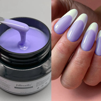 50ml Milky Pink & White Builder Gel for Extensions