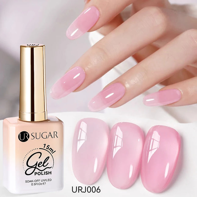 Jelly Gel Polish – Translucent Sheer Nail Gel