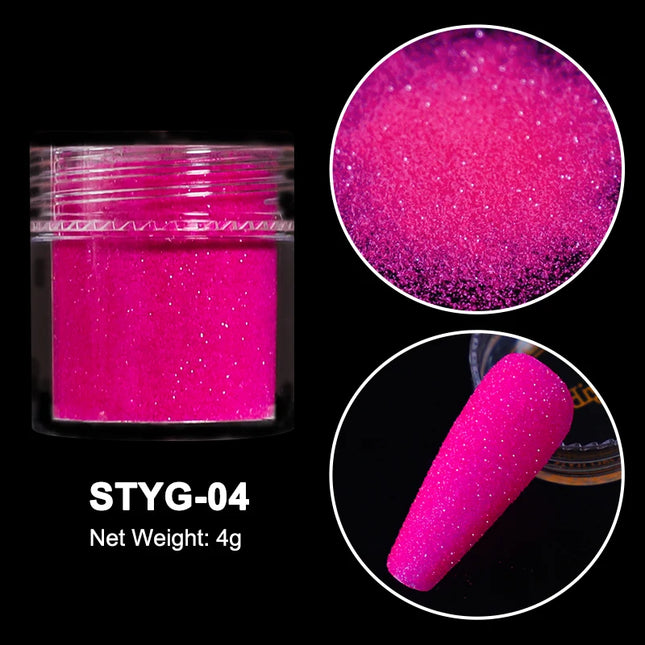 Sugar Nail Art Glitter Powder