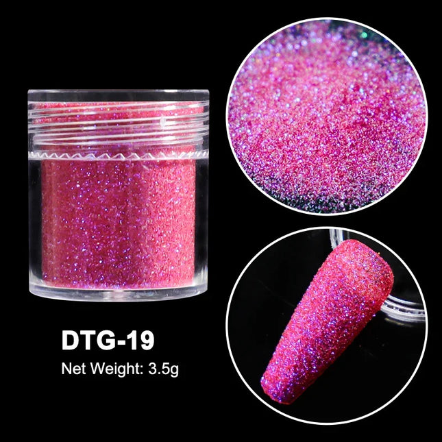 Sugar Nail Art Glitter Powder