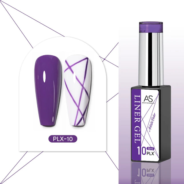 Solid Liner Nail Art Gel – Smooth, High-Pigment Colors