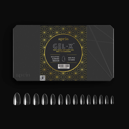Apres Gel-X Tips 2.0 - SCULPTED Almond 600pcs
