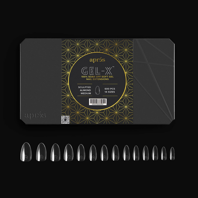 Apres Gel-X Tips 2.0 - SCULPTED Almond 600pcs