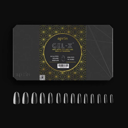 Apres Gel-X Tips 2.0 - SCULPTED Round 600pcs