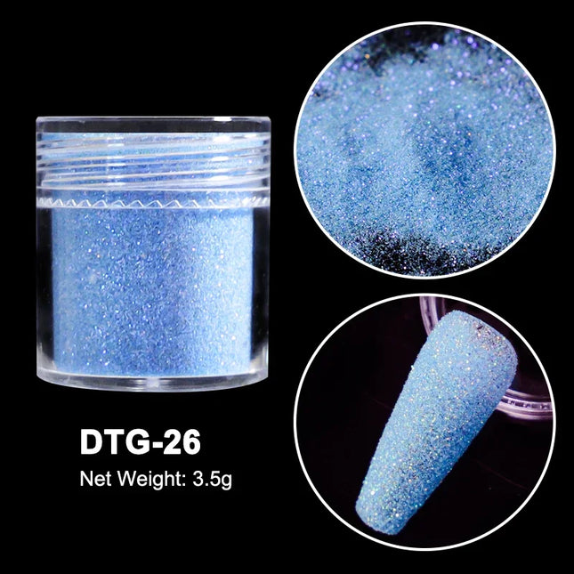 Sugar Nail Art Glitter Powder