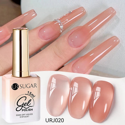 Jelly Gel Polish – Translucent Sheer Nail Gel