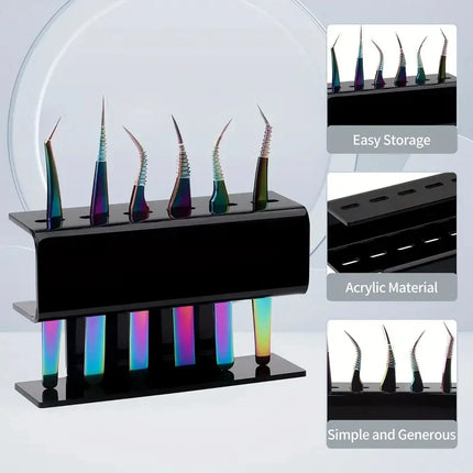 6-Slot Tweezer Organizer for Lash Tools
