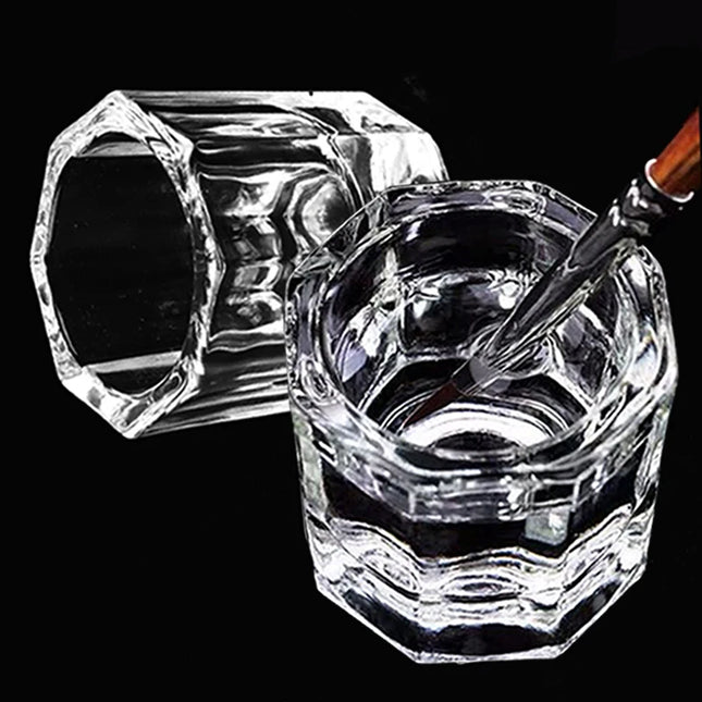 Nail Art Crystal Brush Cleaning Cup