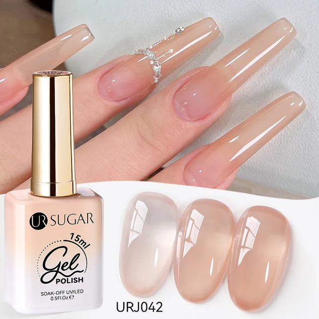 Jelly Nude Translucent Soak-Off Gel Polish