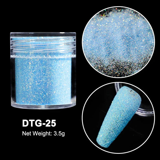 Sugar Nail Art Glitter Powder