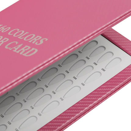 Professional Gel Nail Color Chart Book