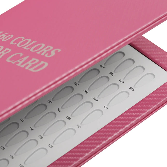 Professional Gel Nail Color Chart Book