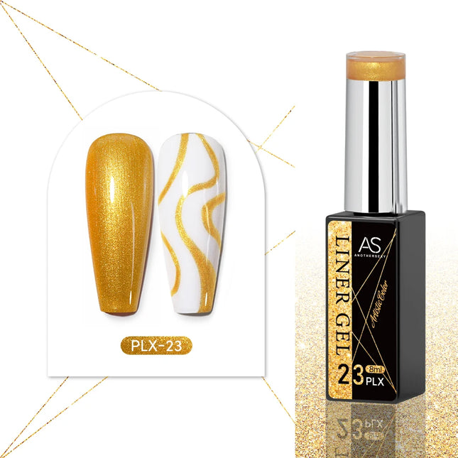 24-Color AS Gel Liner Polish for Nail Art