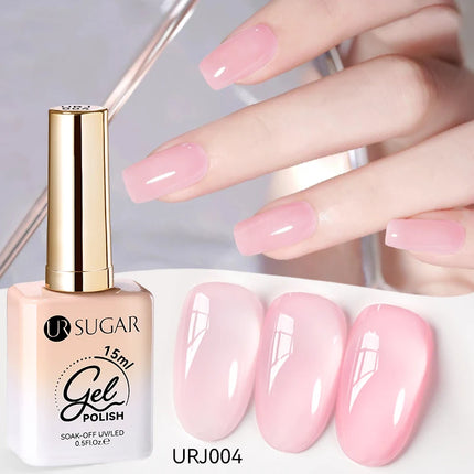 Jelly Gel Polish – Translucent Sheer Nail Gel