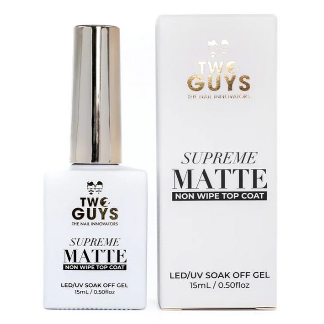 2Guys - Gel Top Coat: Gloss, Matte, Armor (15ml)