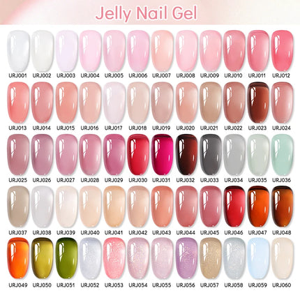 Jelly Gel Polish – Translucent Sheer Nail Gel