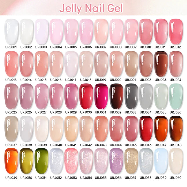 Jelly Nude Translucent Soak-Off Gel Polish