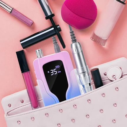 35000RPM Nail Drill Manicure Machine With LCD Display Electric Nail Sander For Acrylic Nail Gel Polish Nail Salon Equipment