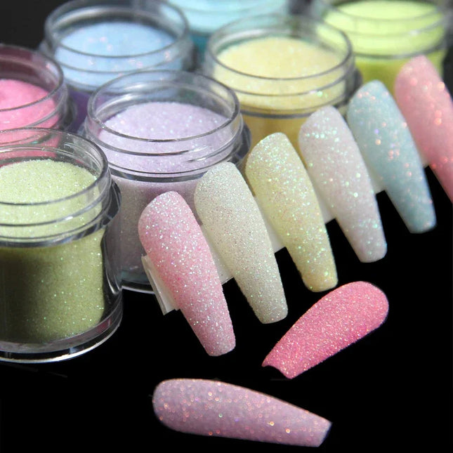 Sugar Nail Art Glitter Powder