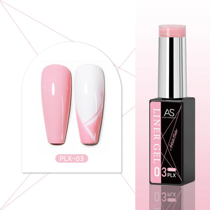 24-Color AS Gel Liner Polish for Nail Art