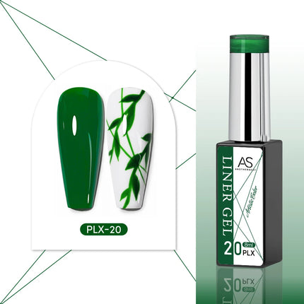 Solid Liner Nail Art Gel – Smooth, High-Pigment Colors