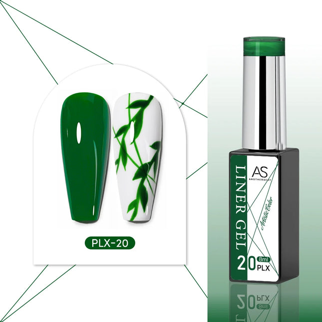 Solid Liner Nail Art Gel – Smooth, High-Pigment Colors