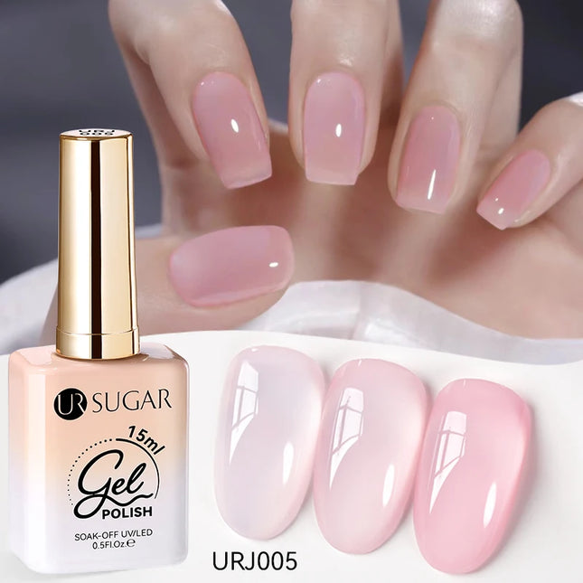 Jelly Gel Polish – Translucent Sheer Nail Gel