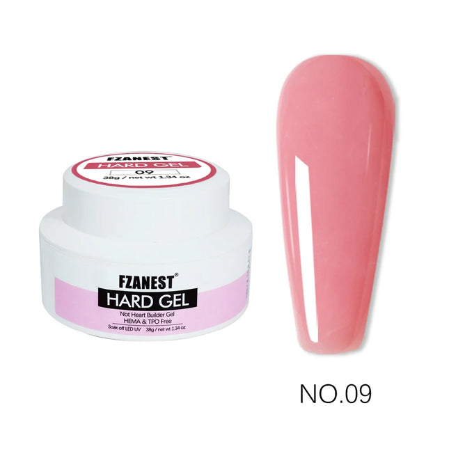 No-Heat Builder Nail Gel HEMA-Free  – 9 Colors