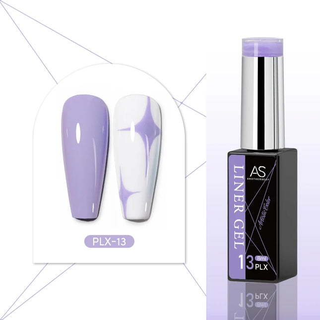 24-Color AS Gel Liner Polish for Nail Art