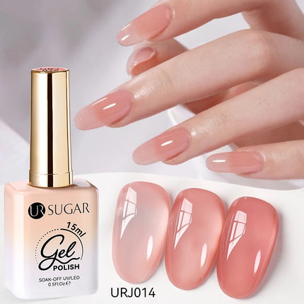 Jelly Nude Translucent Soak-Off Gel Polish