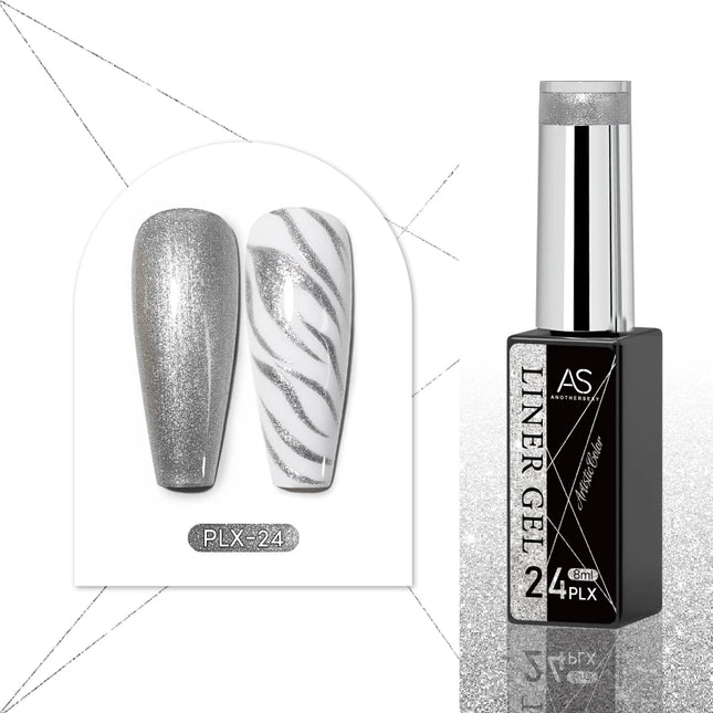 24-Color AS Gel Liner Polish for Nail Art