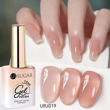 Jelly Gel Polish – Translucent Sheer Nail Gel