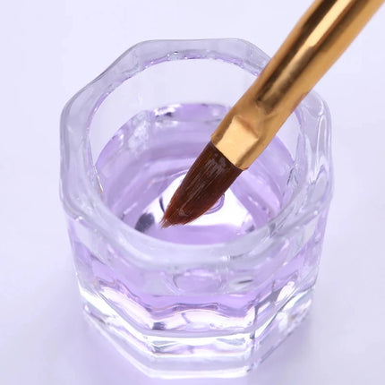 Nail Art Crystal Brush Cleaning Cup