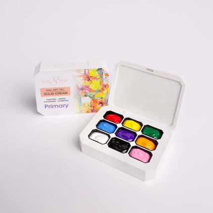 Cre8tion Nail Art Gel - Solid Cream Collection