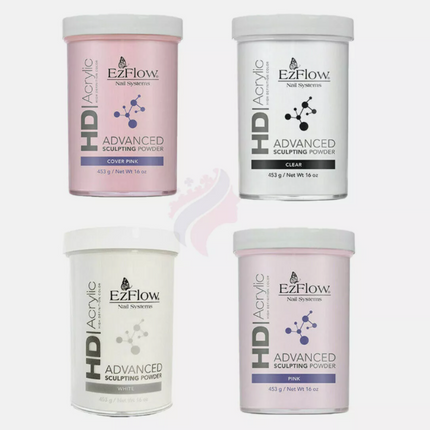 EzFlow - High Definition Powder Refill 16oz (White, Pink, Clear)