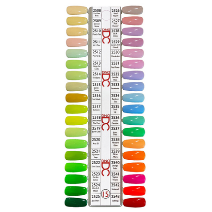 DND - DC Colors Sample Chart (#01 - #15)