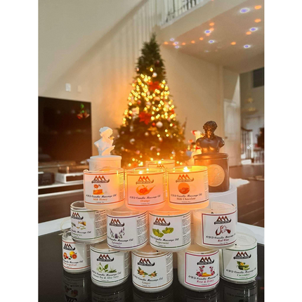 Pyramid - Candle Massage Oil 4oz (Many Scents) - NEW 2025