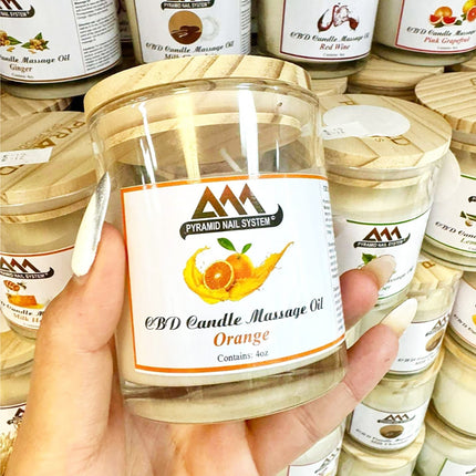 Pyramid - Candle Massage Oil 4oz (Many Scents) - NEW 2025