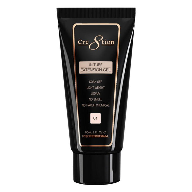Cre8tion - Tube Polygel Tapgel 60ml (#01 - #36) - NEW