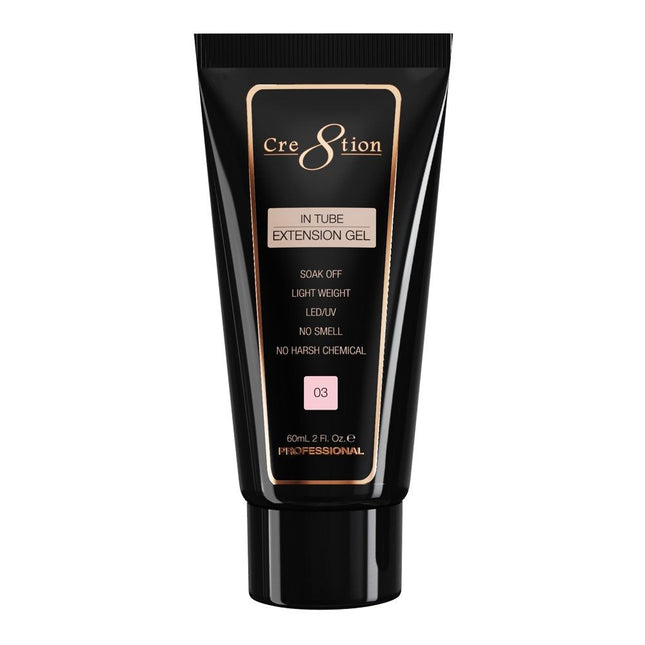 Cre8tion - Tube Polygel Tapgel 60ml (#01 - #36) - NEW