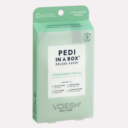 VOESH - Deluxe Pedicure 4in1 Case 50pcs - Cucumber Fresh