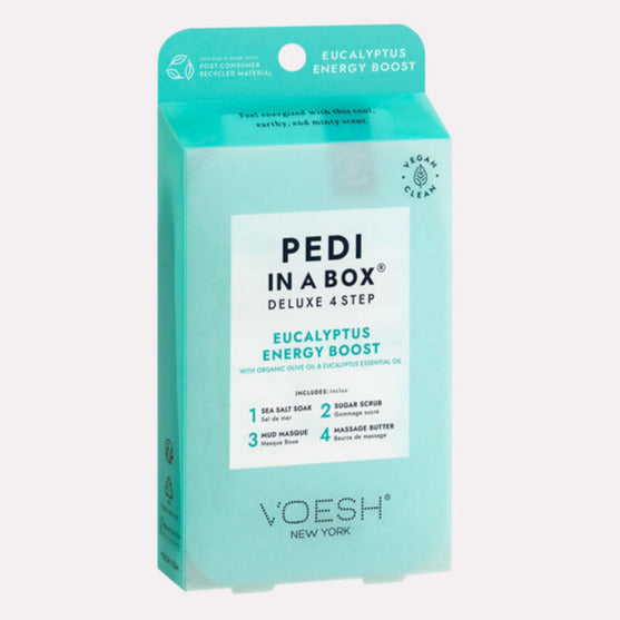 VOESH - Deluxe Pedicure 4in1 Case 50pcs - Eucalyptus Energy Boost