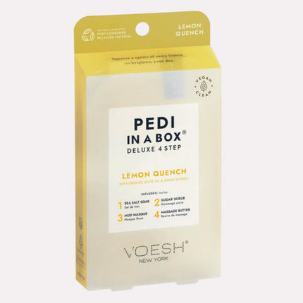 VOESH - Deluxe Pedicure 4in1 Case 50pcs - Lemon Quench