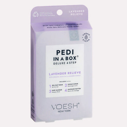 VOESH - Deluxe Pedicure 4in1 Case 50pcs - Lavender Relieve