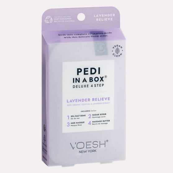 VOESH - Deluxe Pedicure 4in1 Case 50pcs - Lavender Relieve