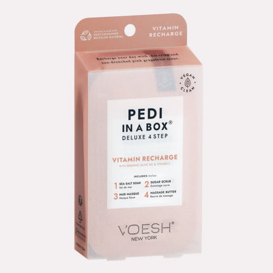 VOESH - Deluxe Pedicure 4in1 Case 50pcs - Vitamin Recharge