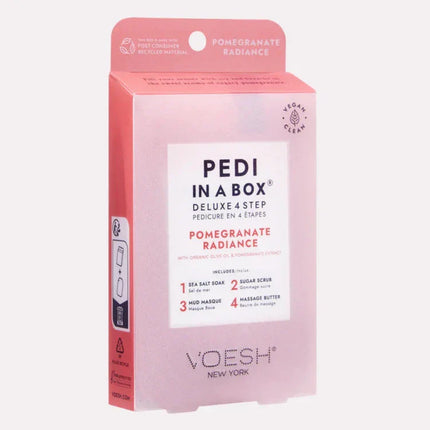 VOESH - Deluxe Pedicure 4in1 Case 50pcs - Pomegranate Radiance